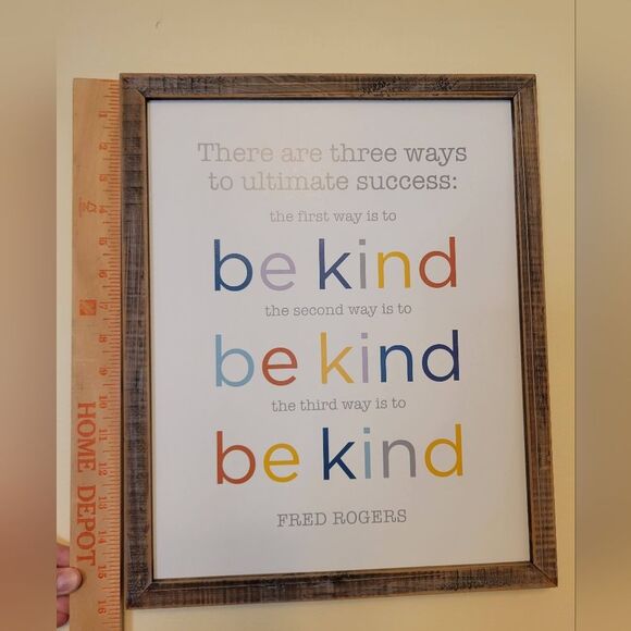 Fred Rogers "Be Kind" Art Print - Multicolor Mister Rogers - Picture 5 of 8